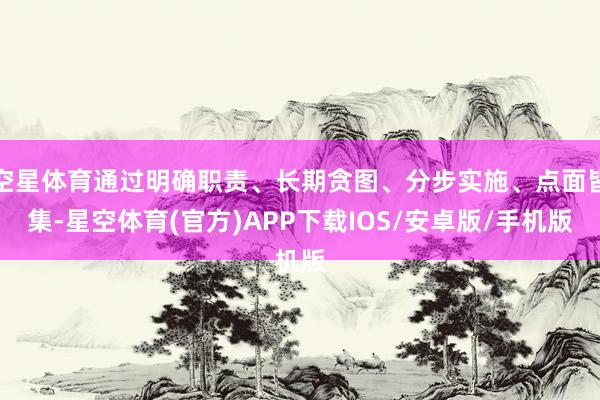 空星体育通过明确职责、长期贪图、分步实施、点面皆集-星空体育(官方)APP下载IOS/安卓版/手机版